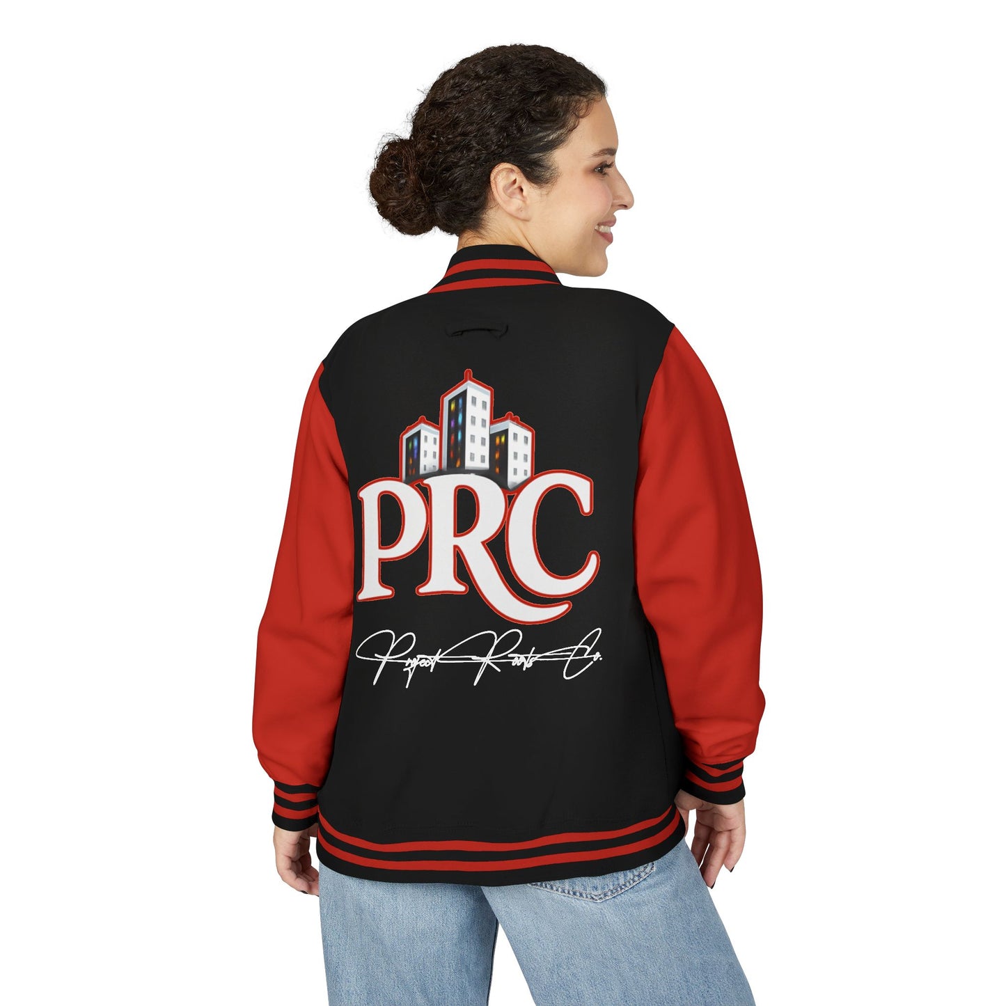 PRC Letterman Jacket — Project Roots Co. Green Crest Varsity Jacket