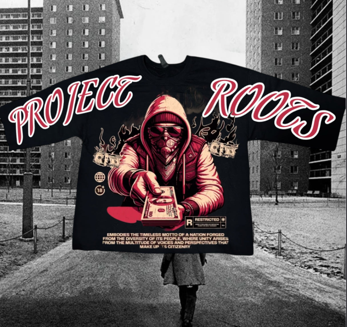 Project Roots Cash Oversized Sweater