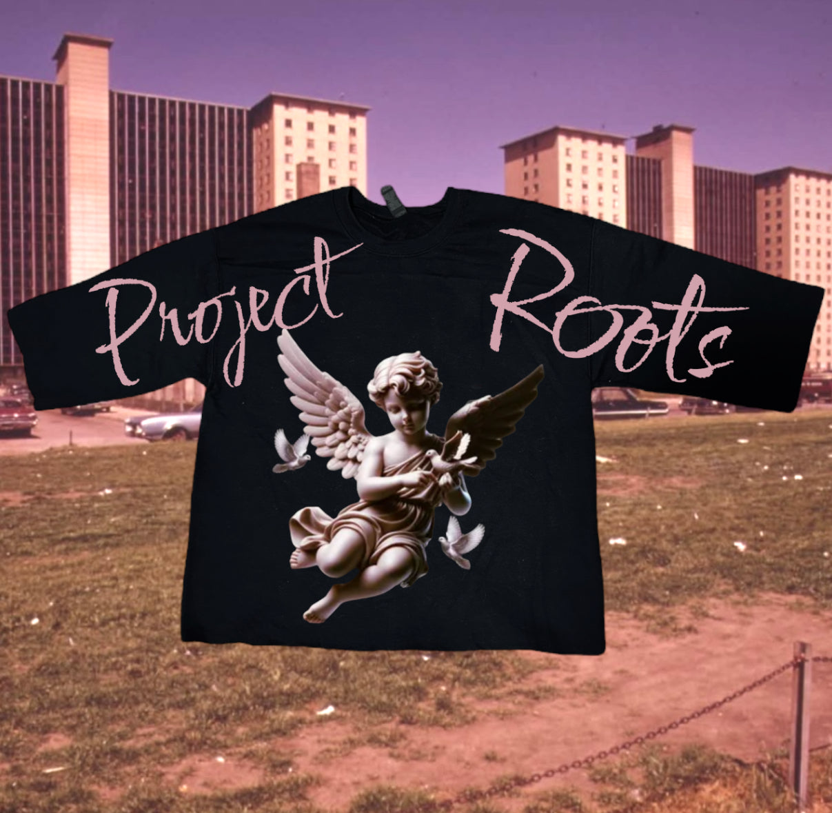 Angle Roots Oversized Sweater