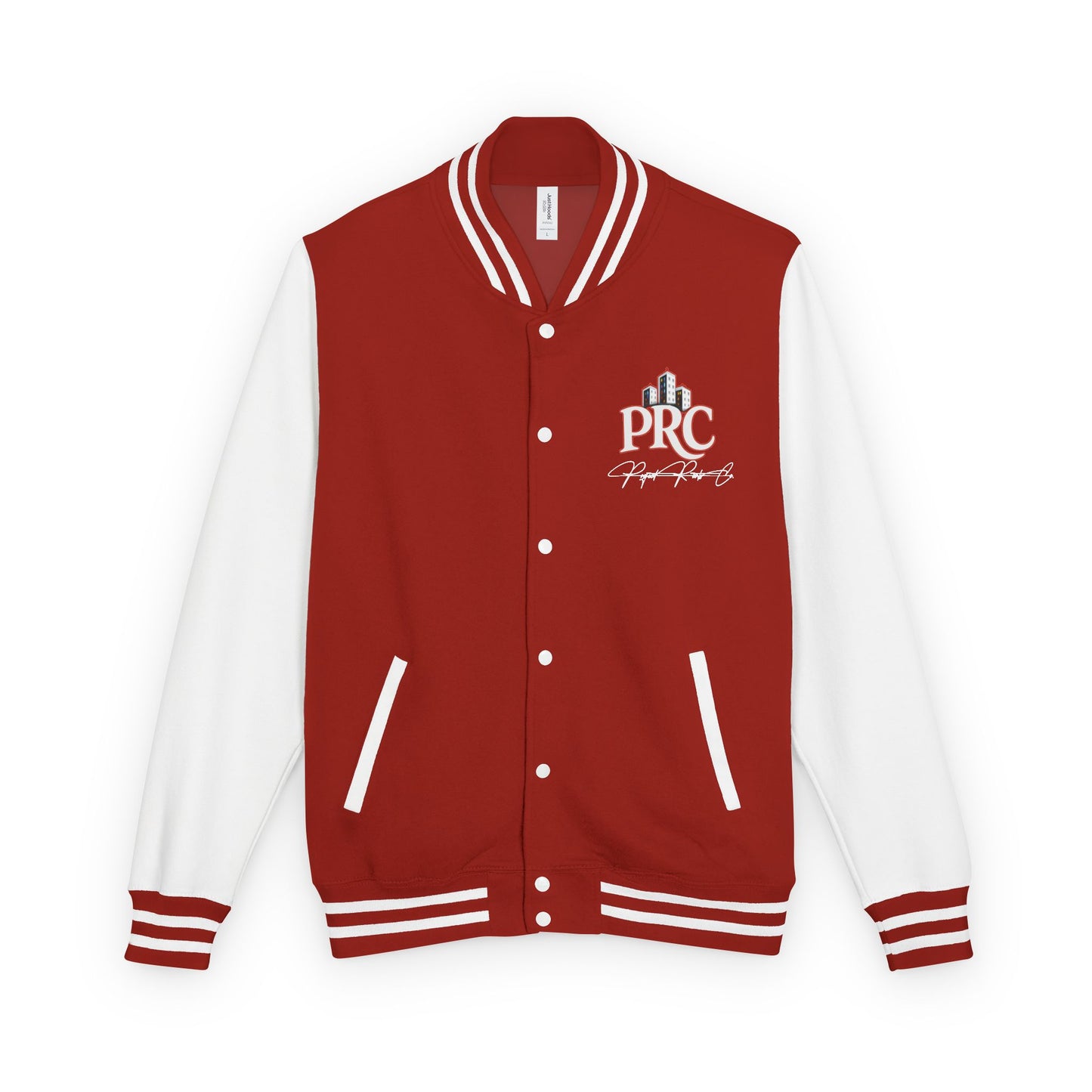 PRC Letterman Jacket — Project Roots Co. Green Crest Varsity Jacket