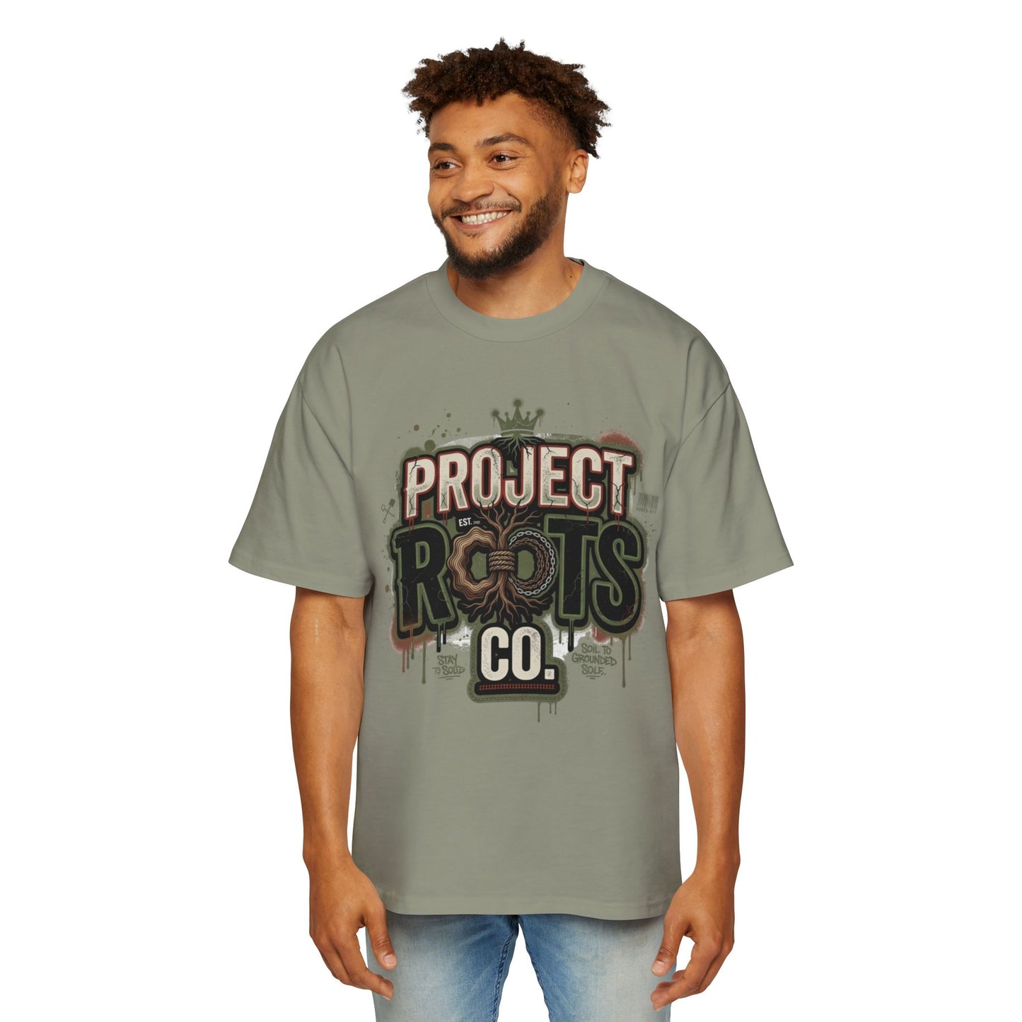 Stay Solid Oversized Tee's —  Men’s T-Shirt