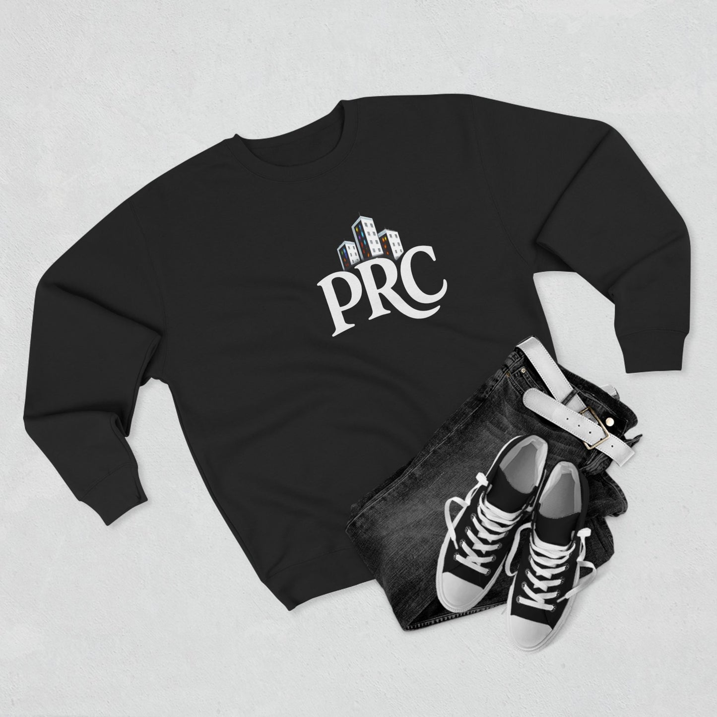 PRC Crewneck Sweatshirt with PRC Design