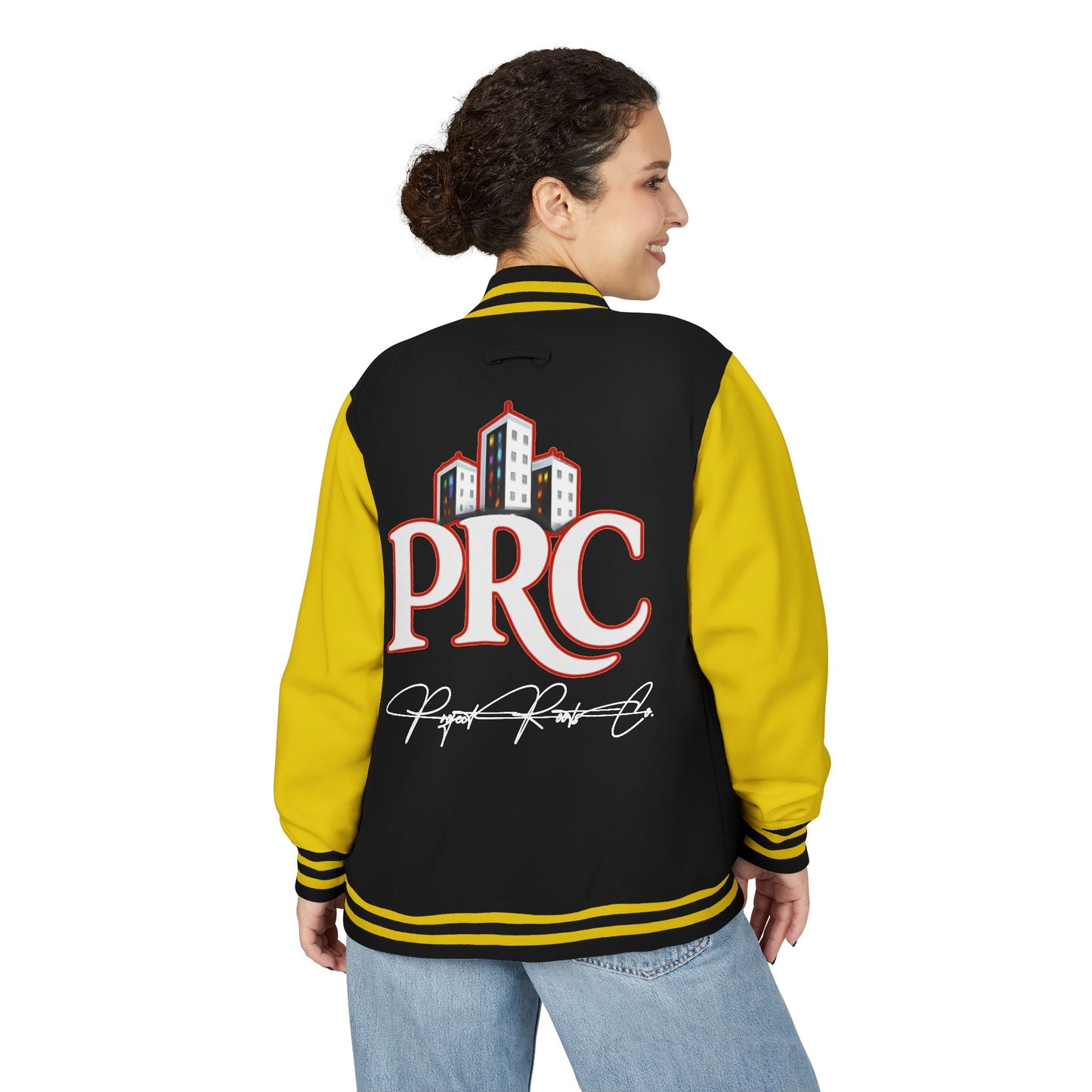 PRC Letterman Jacket — Project Roots Co. Green Crest Varsity Jacket