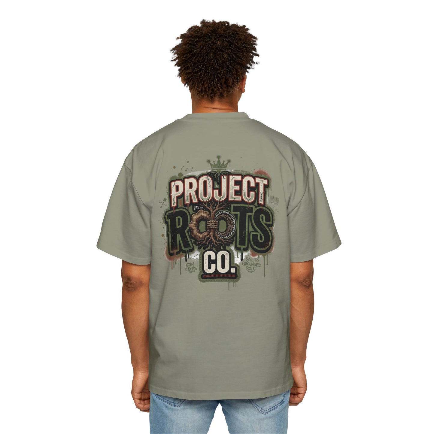 Stay Solid Oversized Tee's —  Men’s T-Shirt