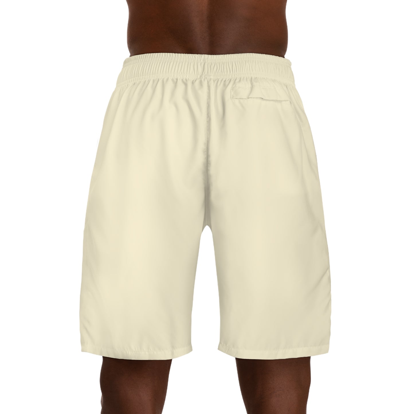Low End  Men's Tan Jogger Shorts with 'Low End University' Crest – Athletic Casual Summer Shorts