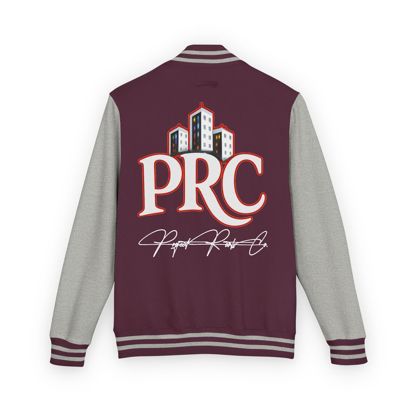 PRC Letterman Jacket — Project Roots Co. Green Crest Varsity Jacket
