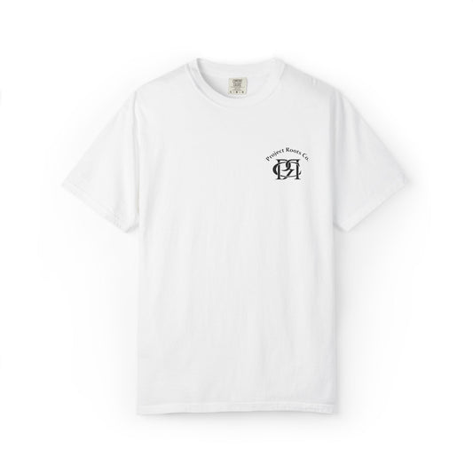 T-Shirt — Retro Crest Chest Logo "CA" Minimalist Graphic