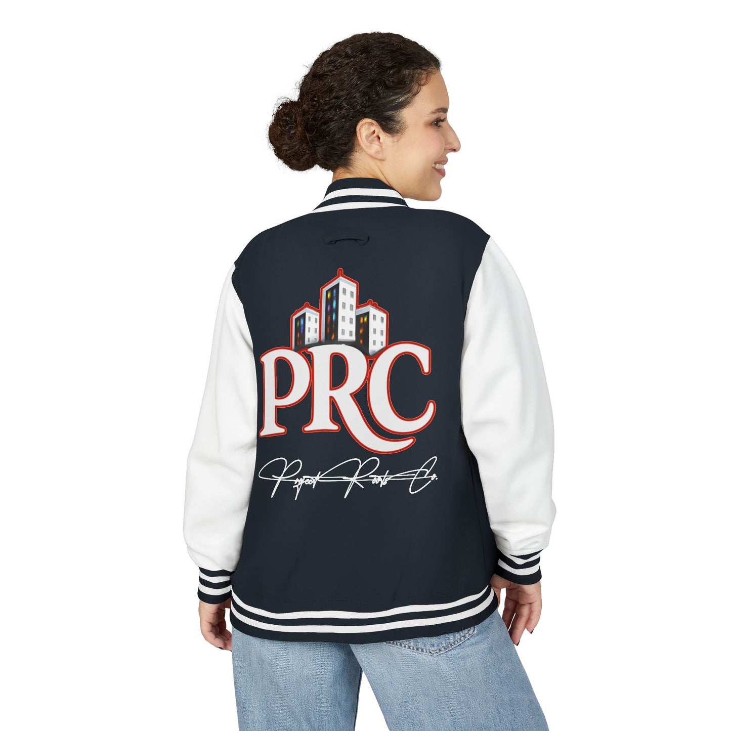 PRC Letterman Jacket — Project Roots Co. Green Crest Varsity Jacket