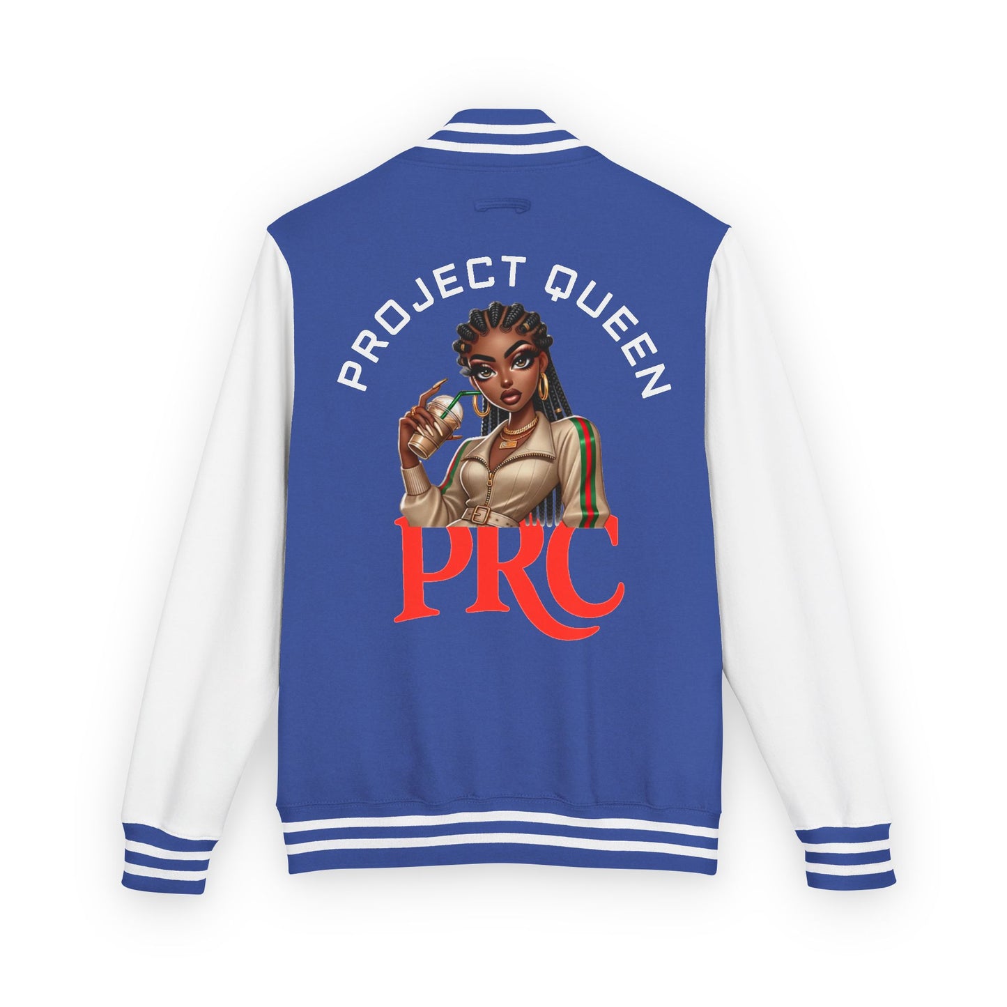 PRC Project Queen Letterman Jacket — Project Roots Co. Green Crest Varsity Jacket
