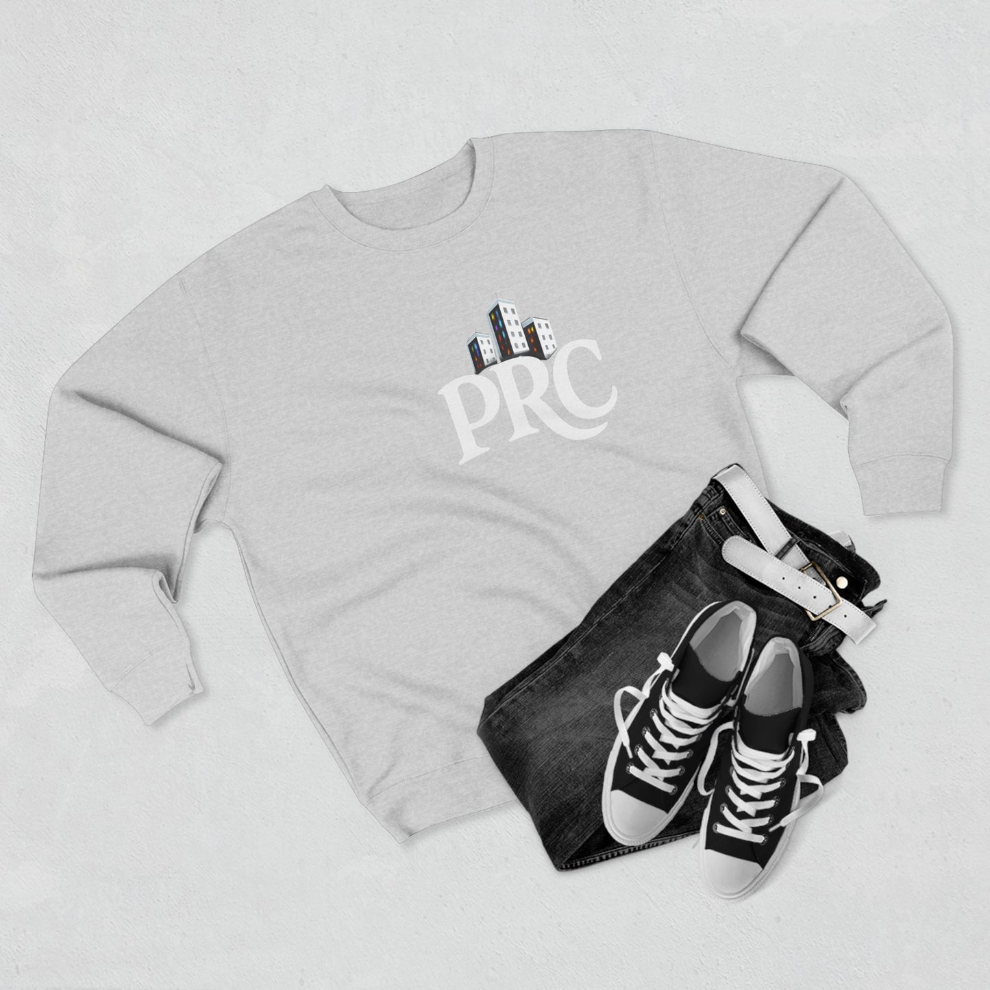 PRC Crewneck Sweatshirt with PRC Design