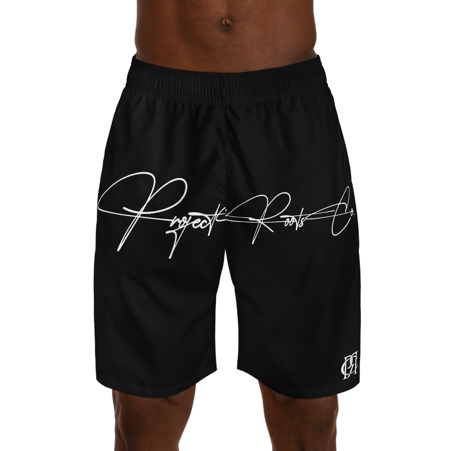 Signature PRC  Black Jogger Shorts with – Athletic Casual Summer Shorts