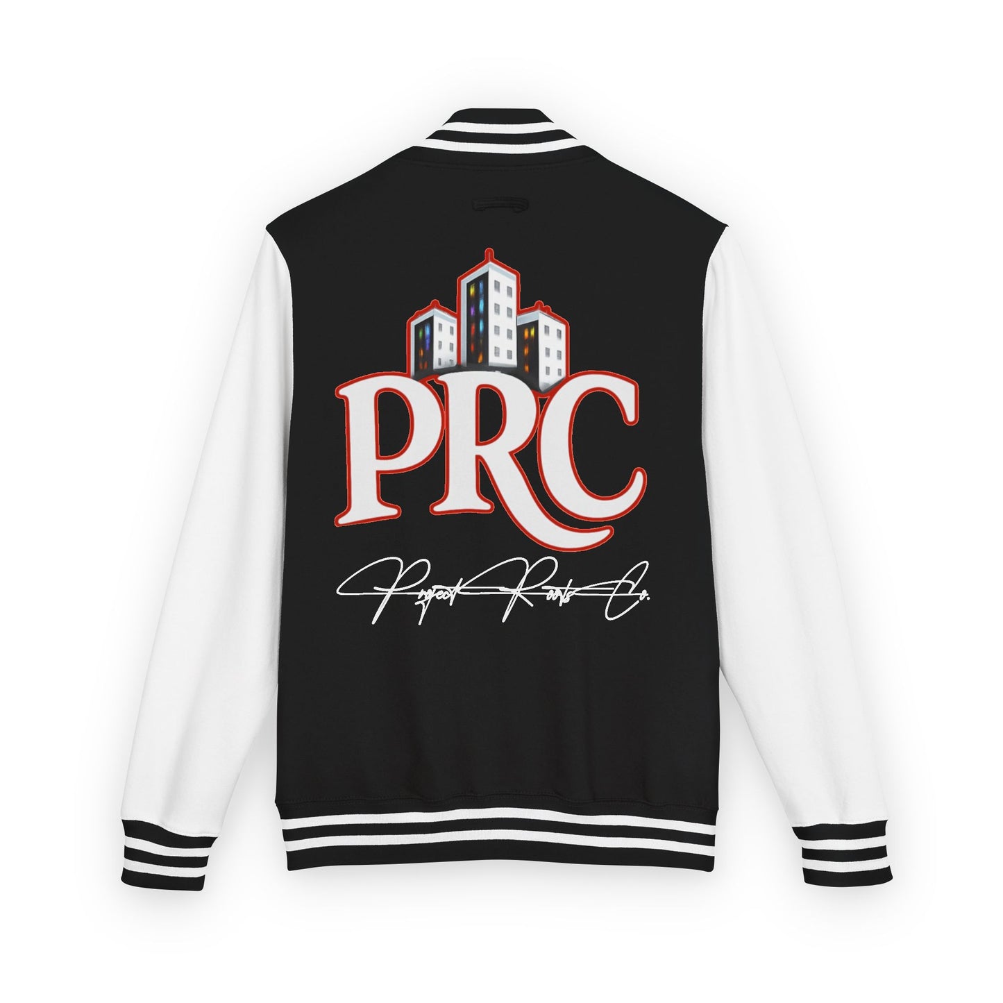 PRC Letterman Jacket — Project Roots Co. Green Crest Varsity Jacket