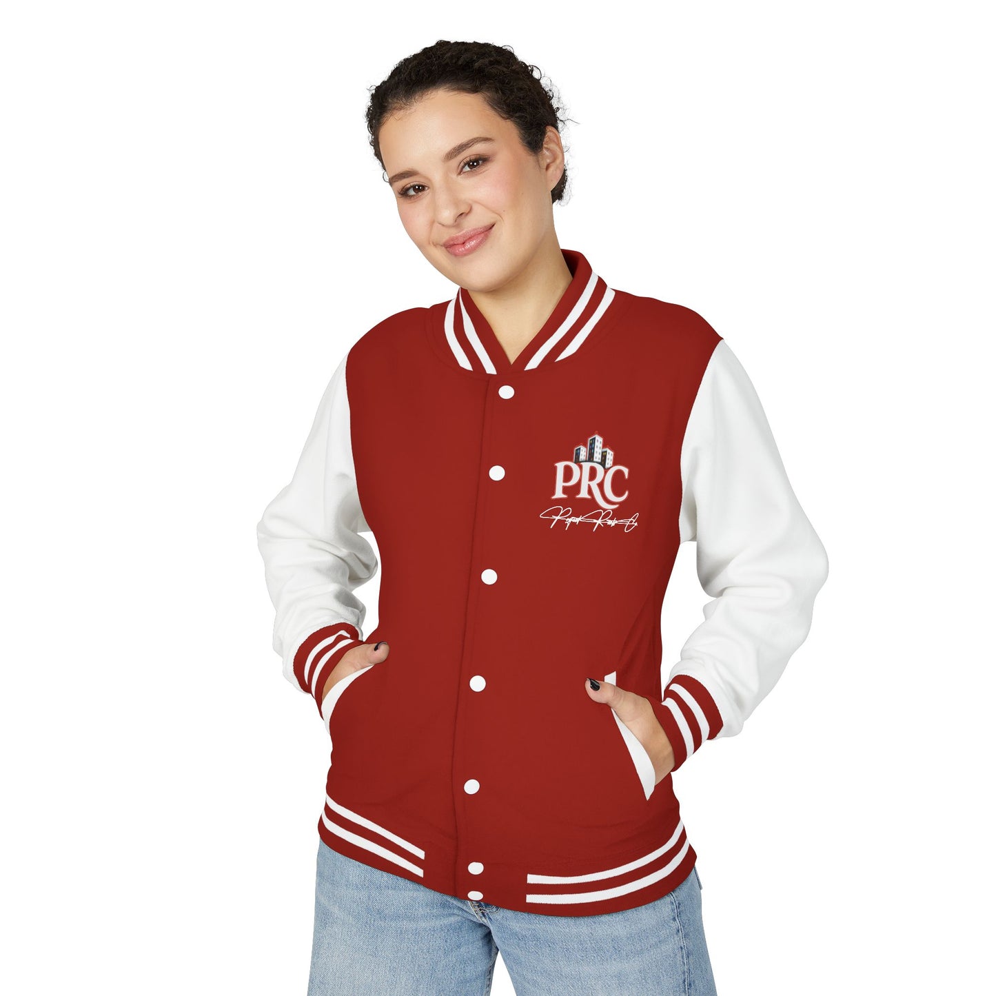 PRC Letterman Jacket — Project Roots Co. Green Crest Varsity Jacket