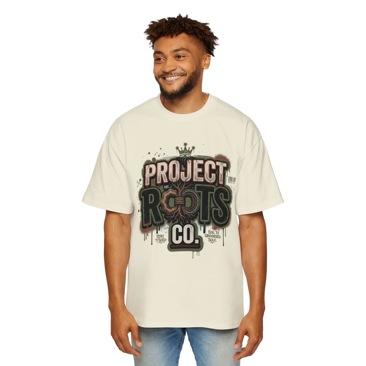 Stay Solid Oversized Tee's —  Men’s T-Shirt