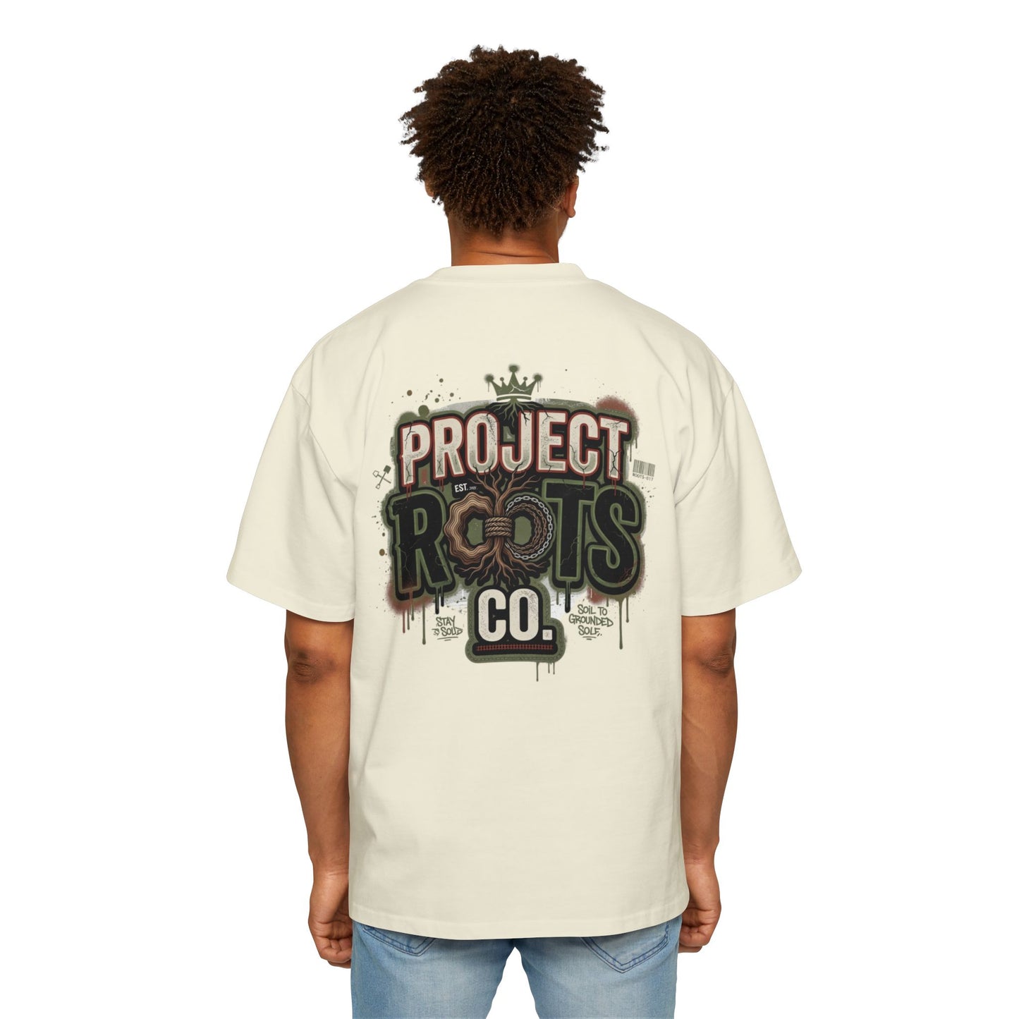 Stay Solid Oversized Tee's —  Men’s T-Shirt