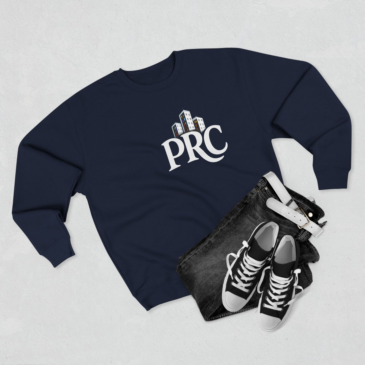 PRC Crewneck Sweatshirt with PRC Design