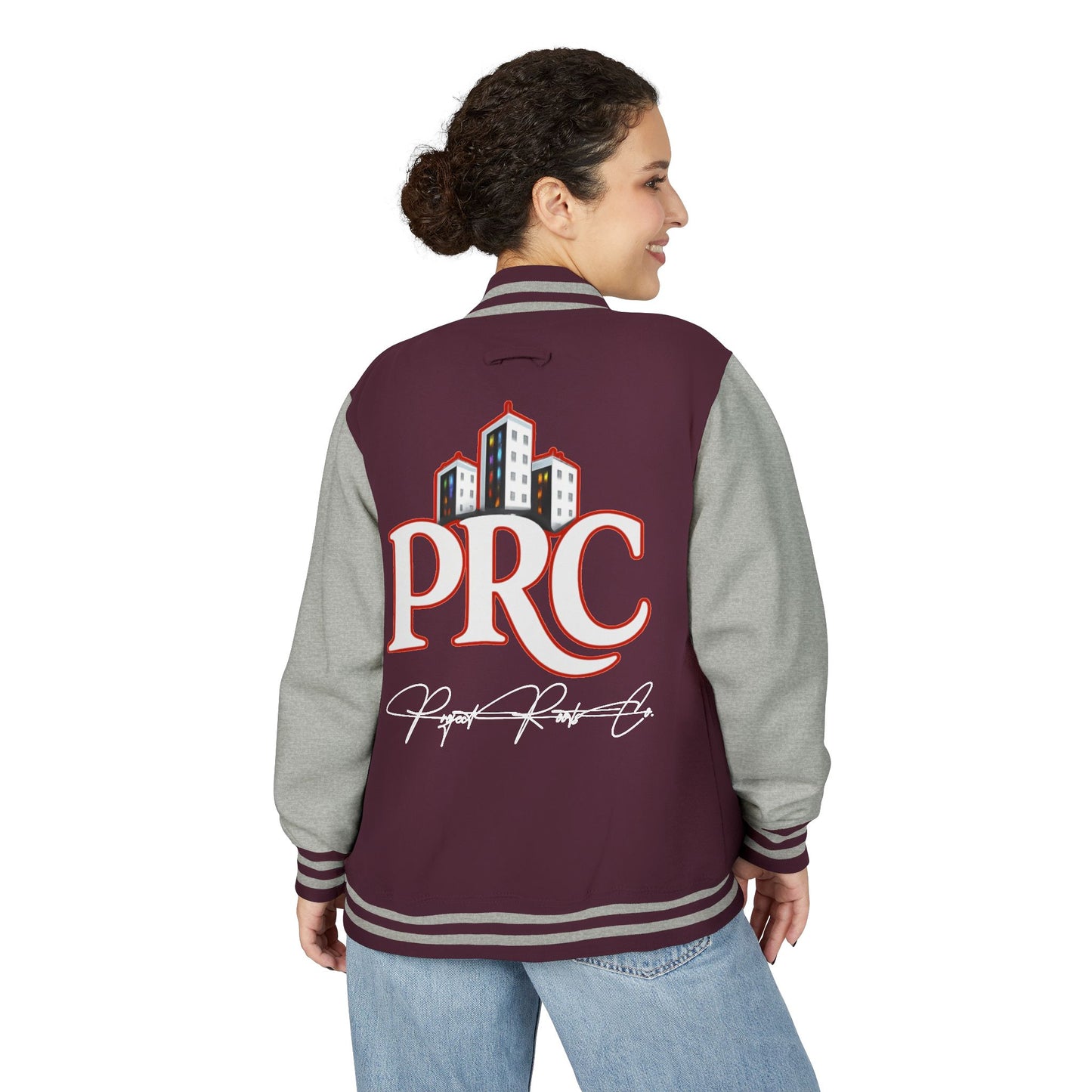 PRC Letterman Jacket — Project Roots Co. Green Crest Varsity Jacket