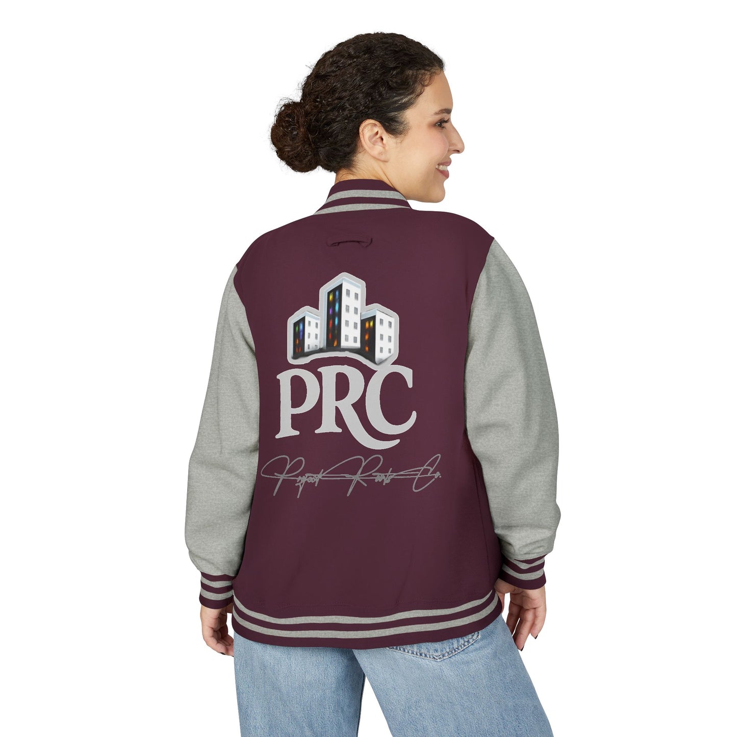 PRC Letterman Jacket — Project Roots Co. Green Crest Varsity Jacket