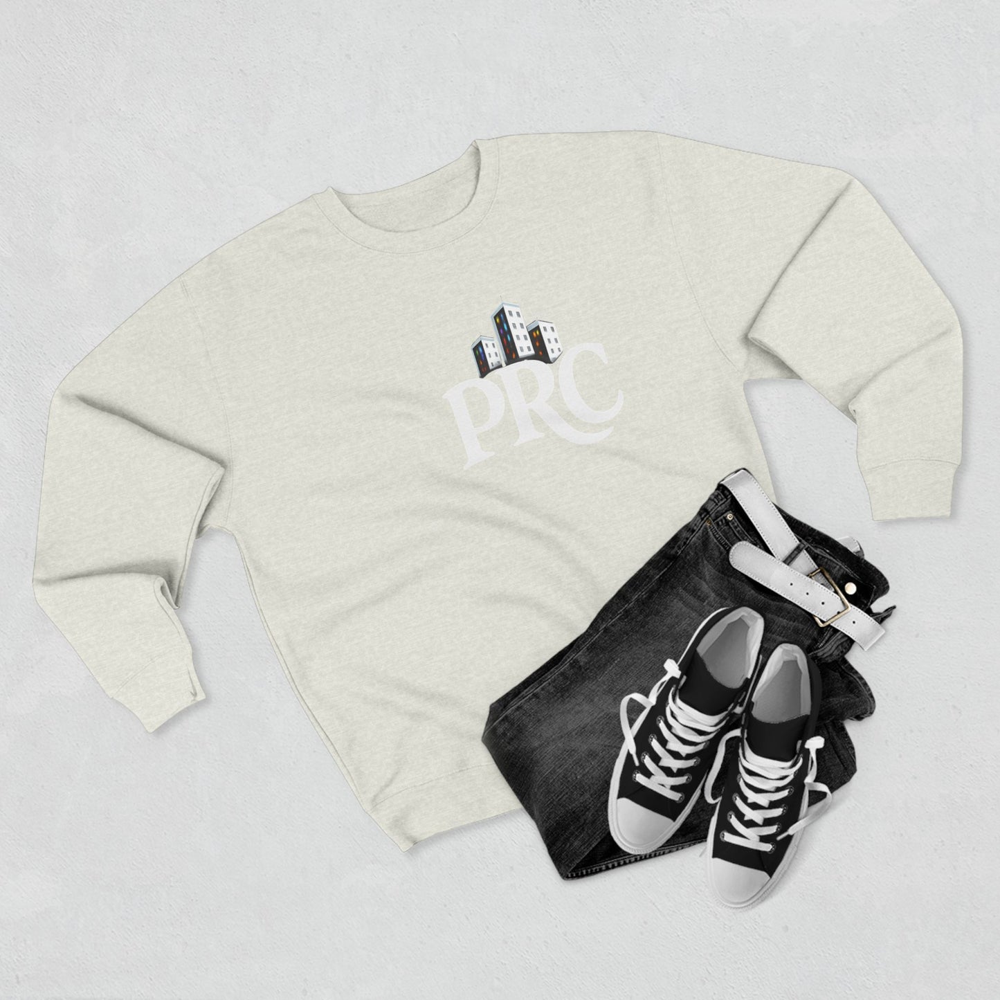 PRC Crewneck Sweatshirt with PRC Design