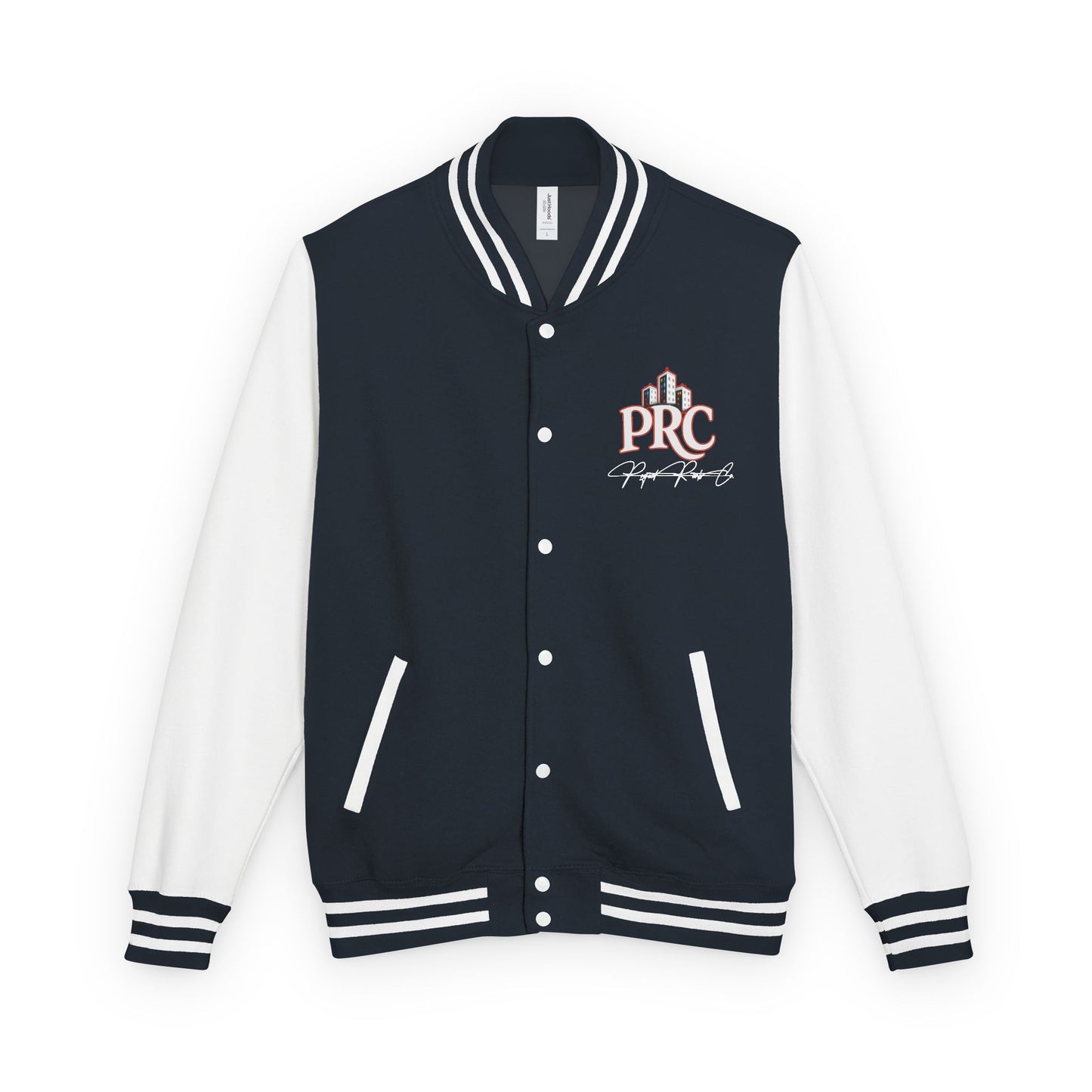 PRC Letterman Jacket — Project Roots Co. Green Crest Varsity Jacket