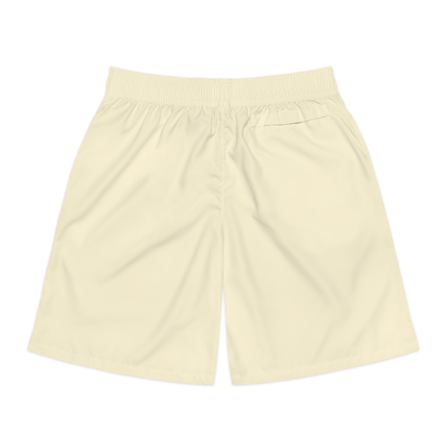 Low End  Men's Tan Jogger Shorts with 'Low End University' Crest – Athletic Casual Summer Shorts