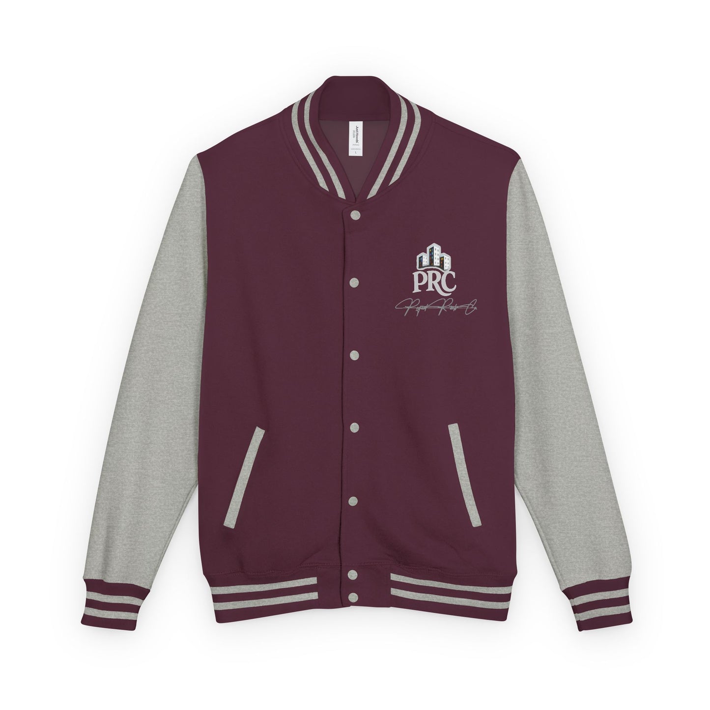 PRC Letterman Jacket — Project Roots Co. Green Crest Varsity Jacket